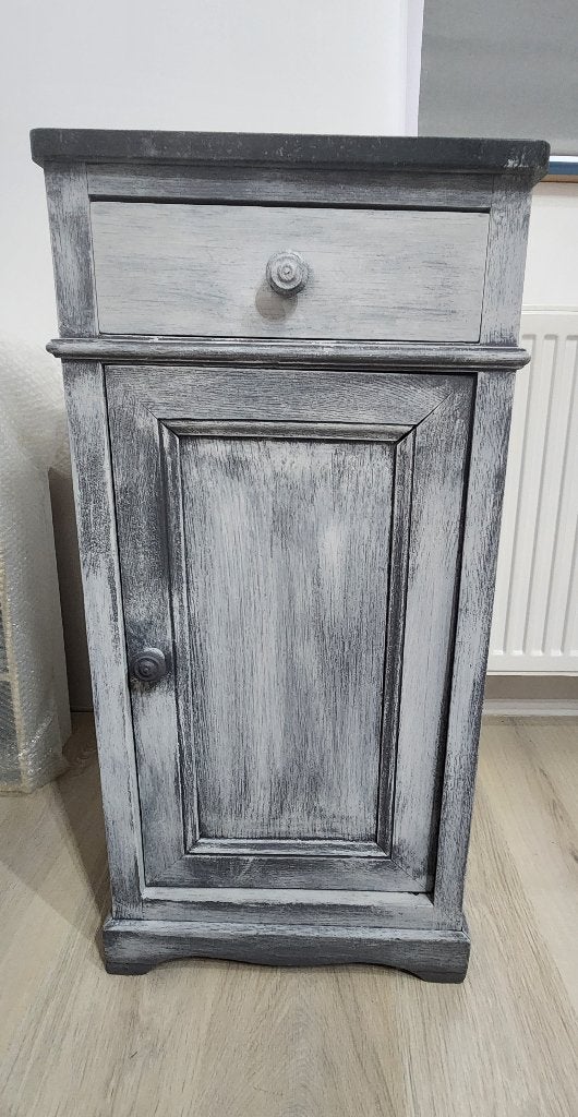Table de nuit / Meuble d'appoint en chêne, Enlèvement