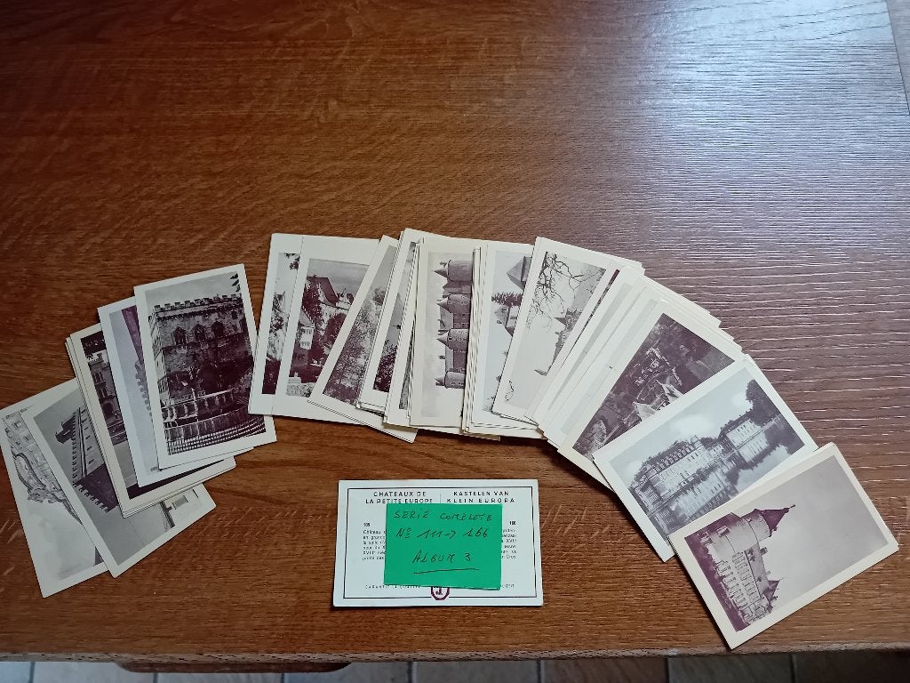 Lot Chromos Images Jubile Série 3 Châteaux Petite Europe, Enlèvement ou Envoi, Comme neuf
