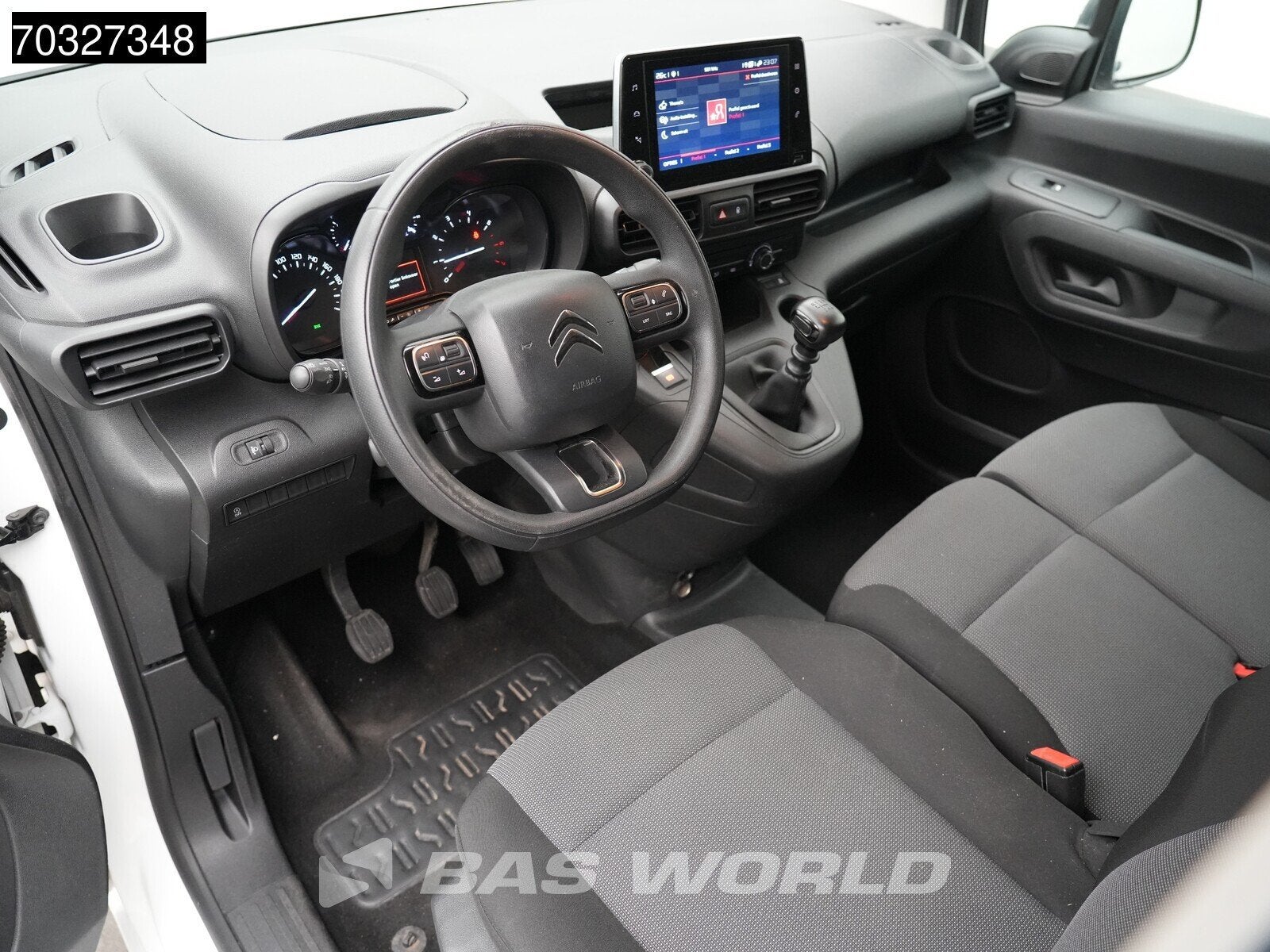 Citroën Berlingo 110pk Benzine Groot scherm Navi Camera Tre, Stof, 1199 cc, Citroën, Wit