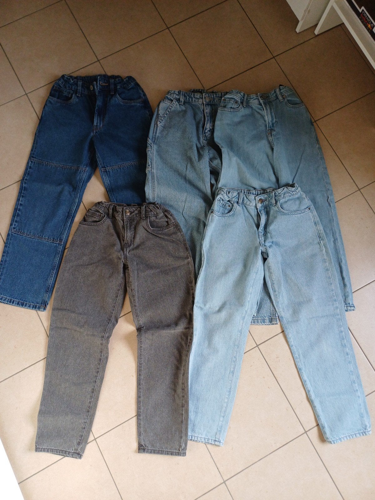 5st jeansbroeken voor jongens verschillende merken, Kinderen en Baby's, Ophalen of Verzenden, Zo goed als nieuw, Broek