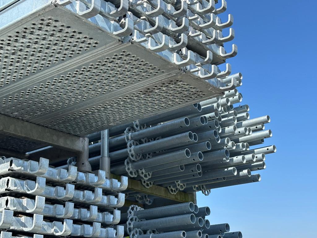 Échafaudage multidirectionnel neuf – HT 8,00 m  – 62 m², Bricolage & Construction, Enlèvement, Neuf
