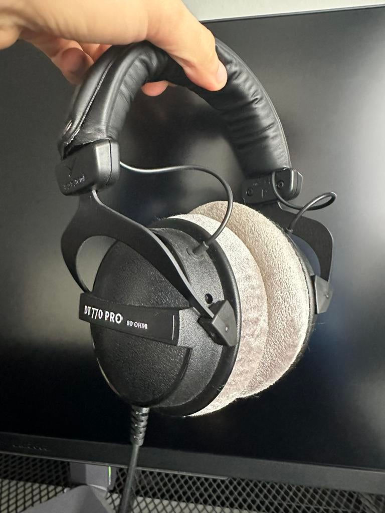 beyerdynamic DT 770 PRO 80 Ohm en noir, Enlèvement ou Envoi
