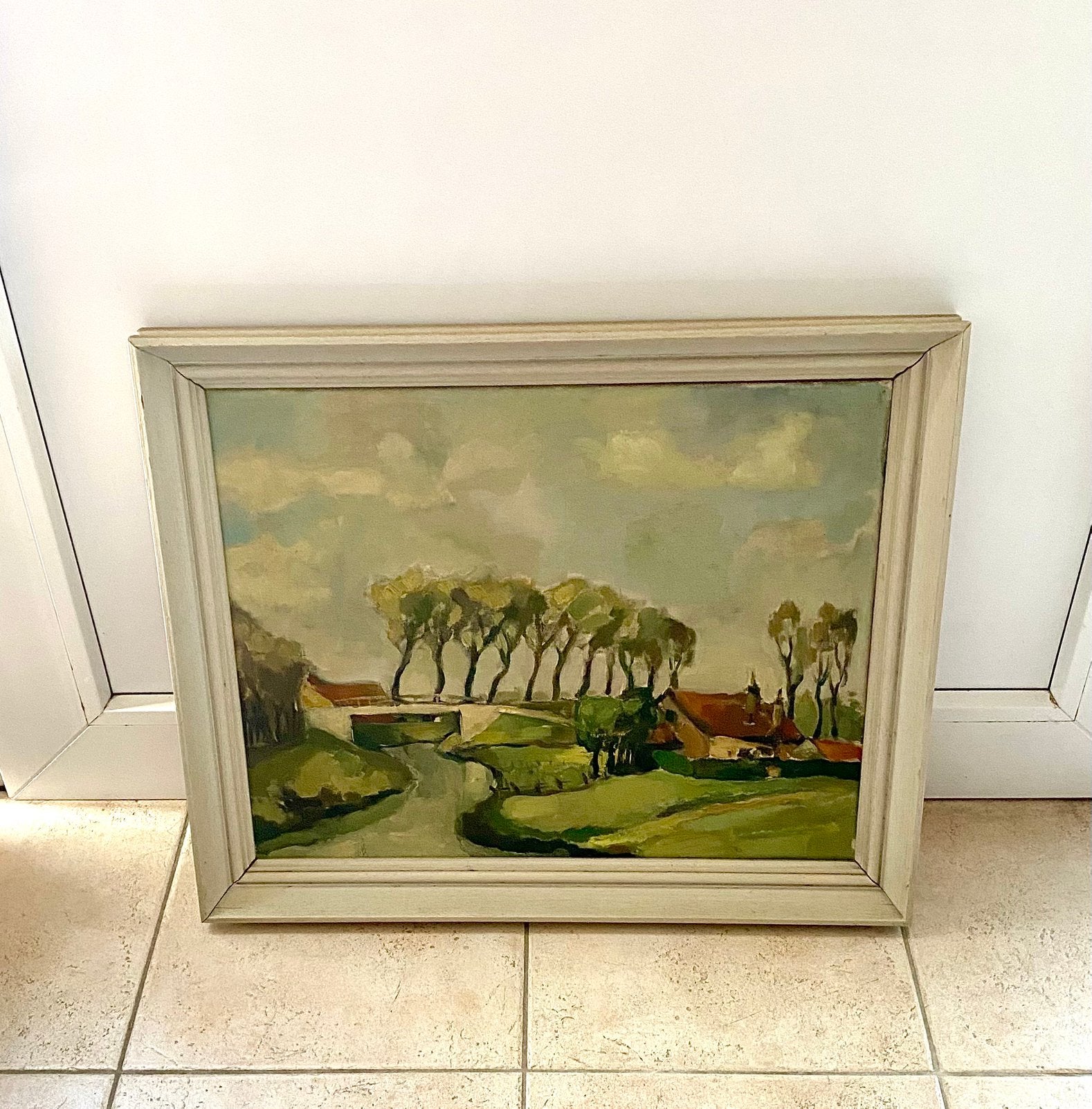 Peinture à l'huile de paysage, Antiquités & Art, Enlèvement, Peinture à l'huile, Paysage