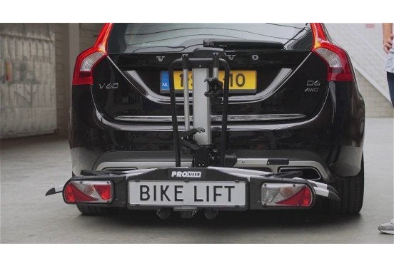 Te koop Fietsrek met LIFT 2 electrische fietsen, Auto diversen, Fietsendragers, Ophalen, Nieuw, 2 fietsen, Trekhaakdrager