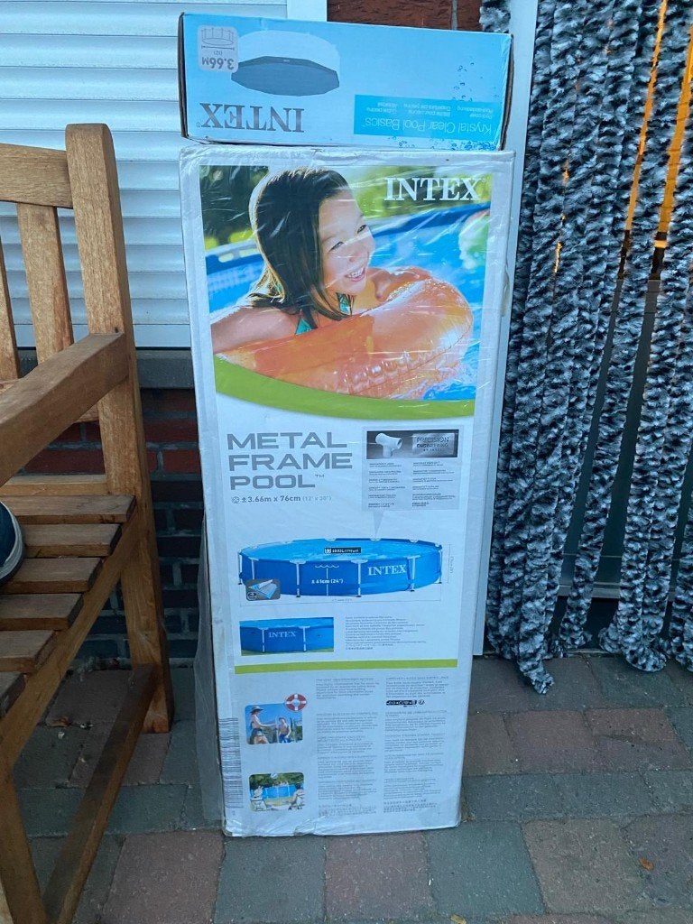Zwembad, Ophalen, Minder dan 80 cm, Rond, Opzetzwembad