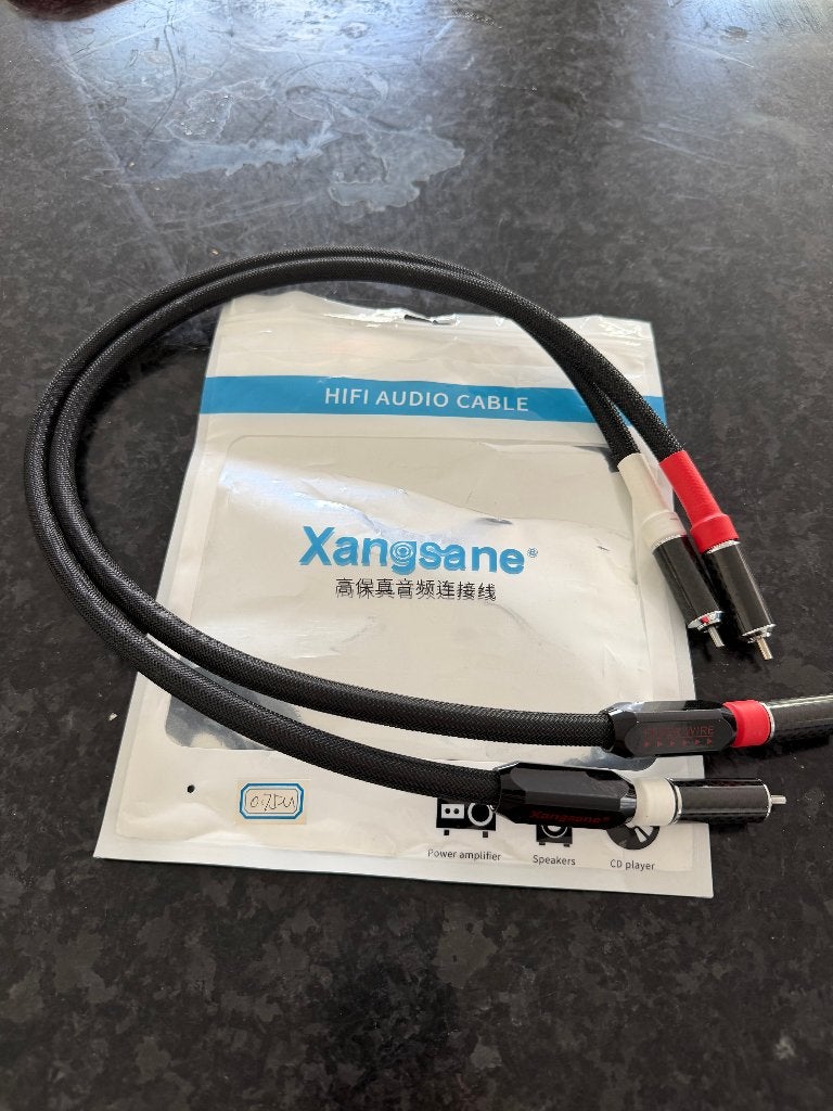 Cables Audio Xangsane, TV, Hi-fi & Vidéo, Enlèvement ou Envoi, Comme neuf, Moins de 2 mètres, Câble Interlink
