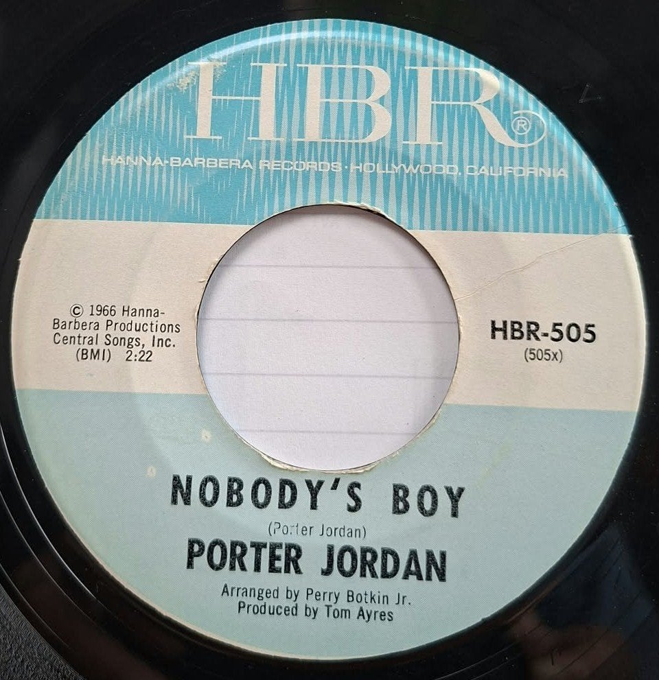 Porter Jordan - Nobody's Boy * Popcorn Oldies *, Enlèvement ou Envoi, 7 inch, Utilisé, Housse de protection extérieure