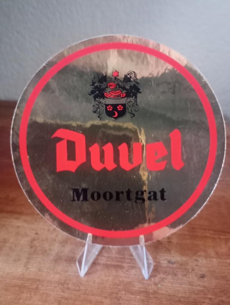 Duvel zelfklevende antieke bierbrouwerij, Ophalen of Verzenden, Zo goed als nieuw, Reclamebord, Plaat of Schild, Duvel