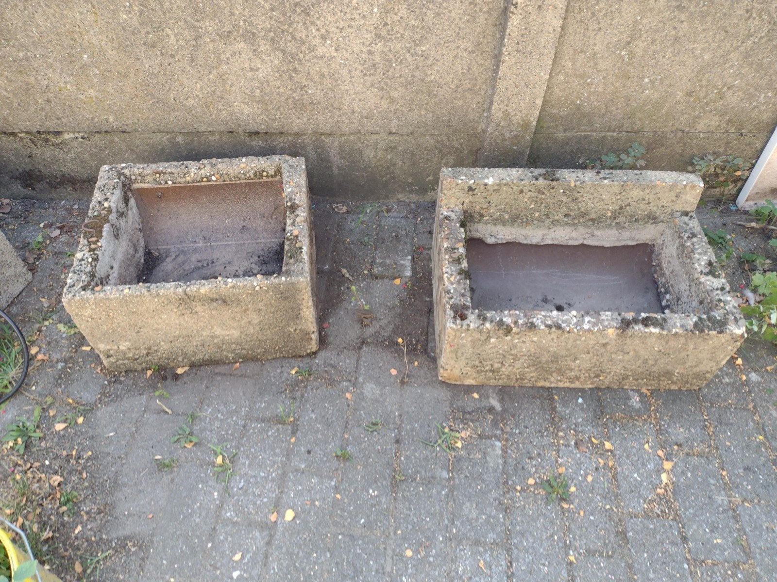 trog/voederbak/bloembakken, Ophalen, Gebruikt, Beton, Rechthoekig