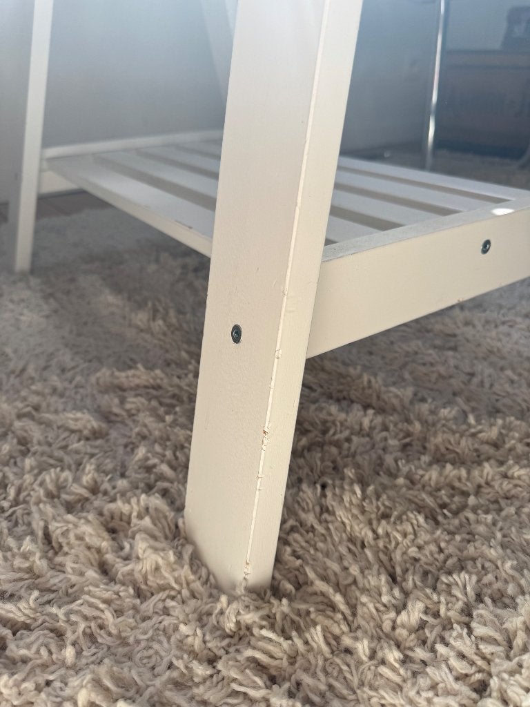 Tréteau blanc IKEA (mittback), Maison & Meubles, Scandinave, Autres types, Enlèvement, Utilisé