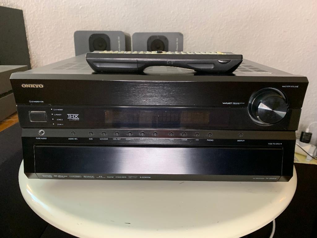 7.1 Home Cinema Onkyo TX-SR805   :  7 x 180 watt, HDMI, Ophalen, 7.1-systeem, 70 watt of meer, Overige merken