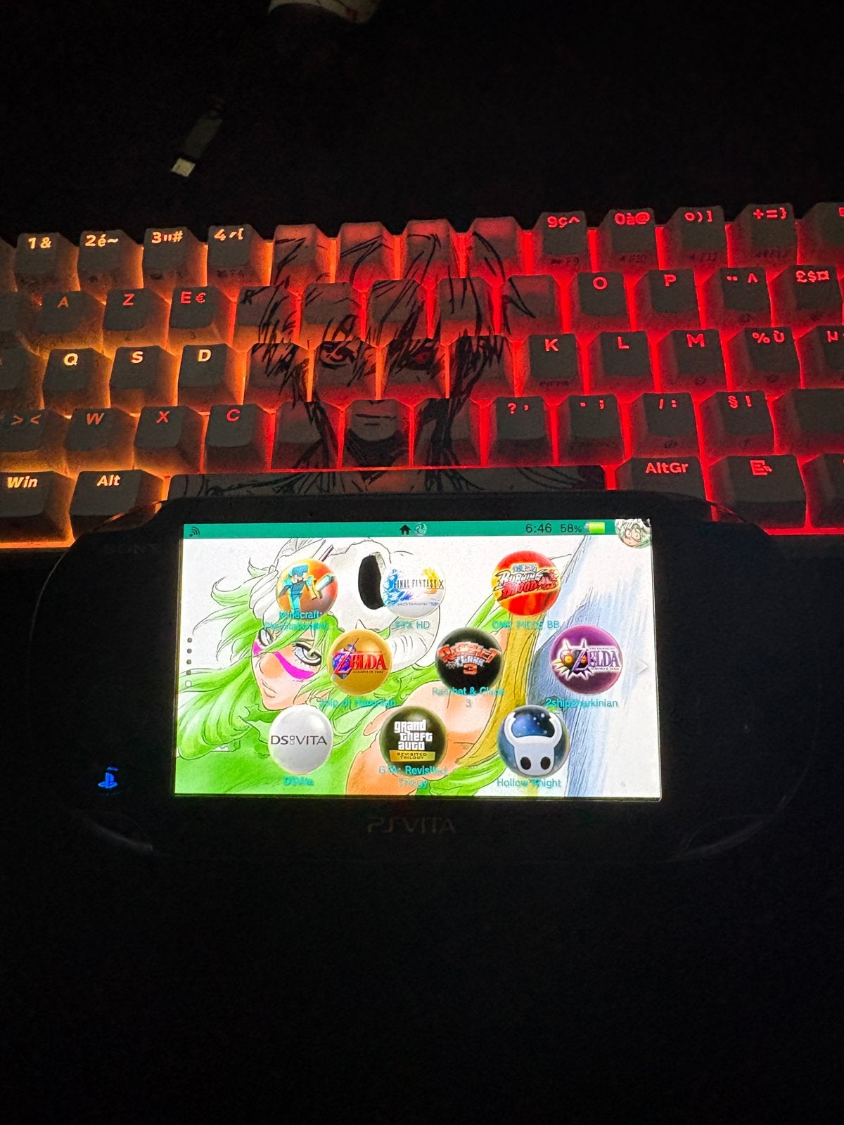 PS VITA OLED AVEC TOUT LES JEUX, Enlèvement ou Envoi, Comme neuf
