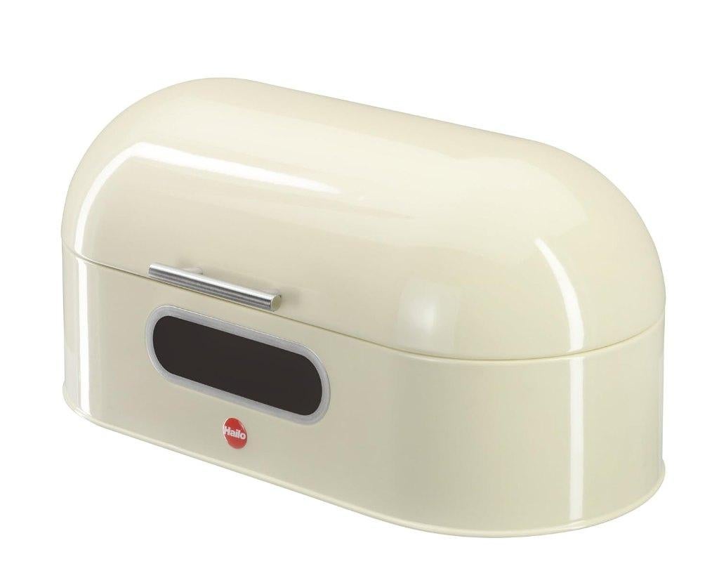 Nieuw | Broodtrommel ovaal, beige- vanille kleur | Hailo, Huis en Inrichting, Keuken | Potten en Pannen, Nieuw, Pot, Bus of Blik