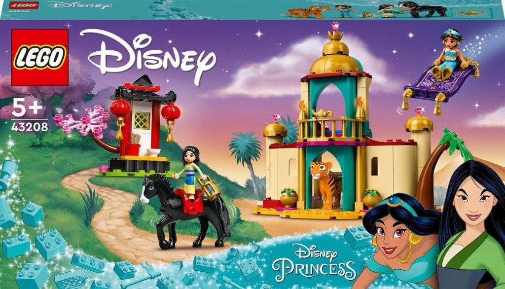 LEGO 43208 Disney Princess Jasmines en Mulans avontuur, Kinderen en Baby's, Lego, Nieuw, Ophalen of Verzenden, Compleet