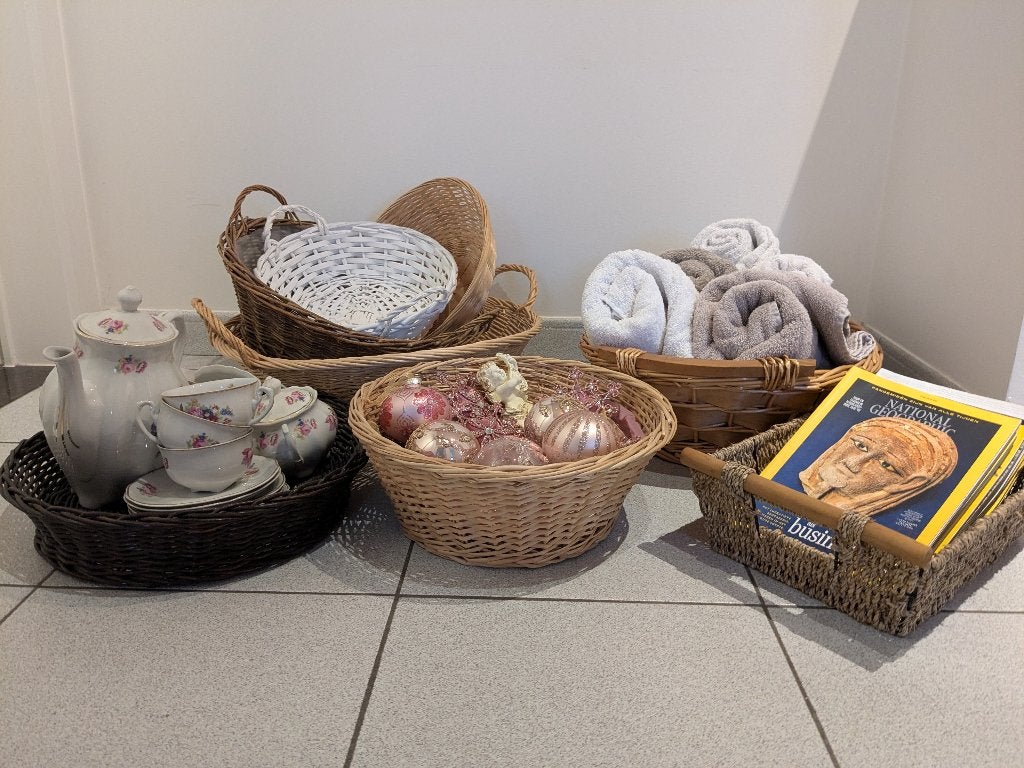 rieten manden, Huis en Inrichting, Ophalen, Mand