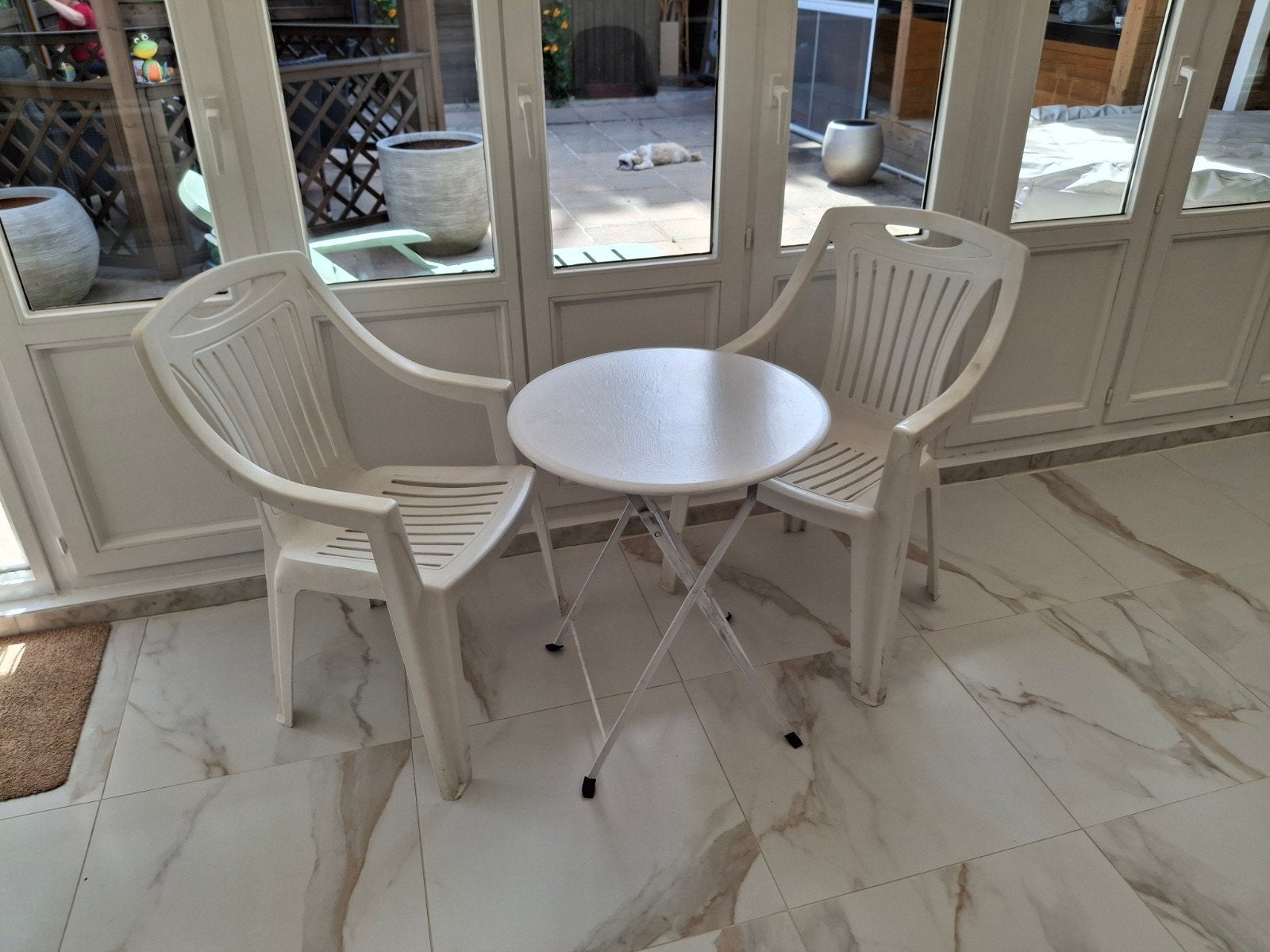 bistrotafel, Tuin en Terras, Tuinsets en Loungesets, Ophalen