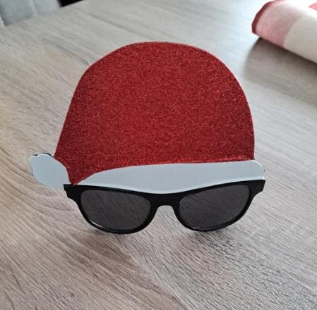 Kerstman zonnebril, Diversen, Kerst, Ophalen of Verzenden, Gebruikt
