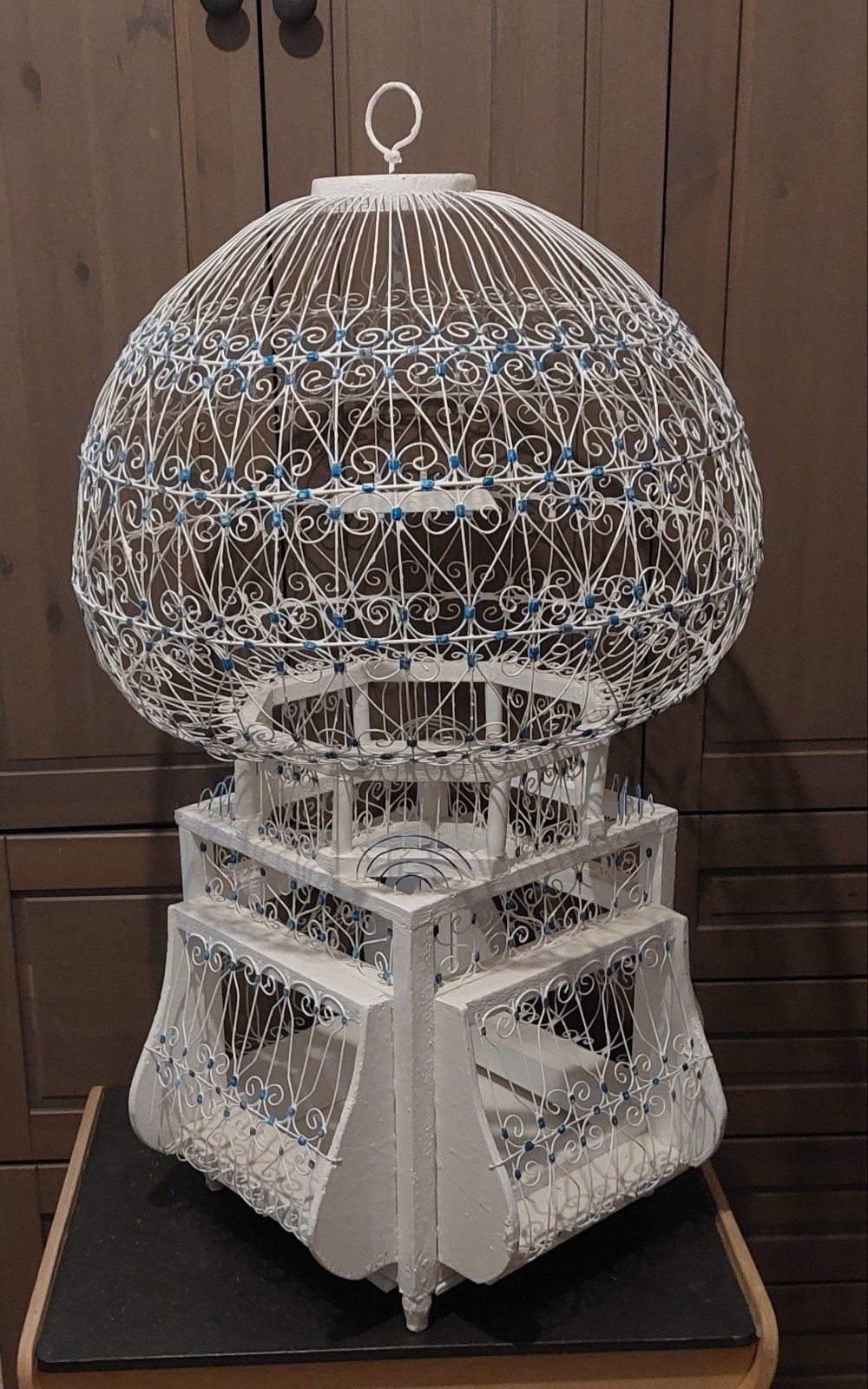 Cage à oiseaux décorative tunisien, Enlèvement, Utilisé, Métal, Campagnard
