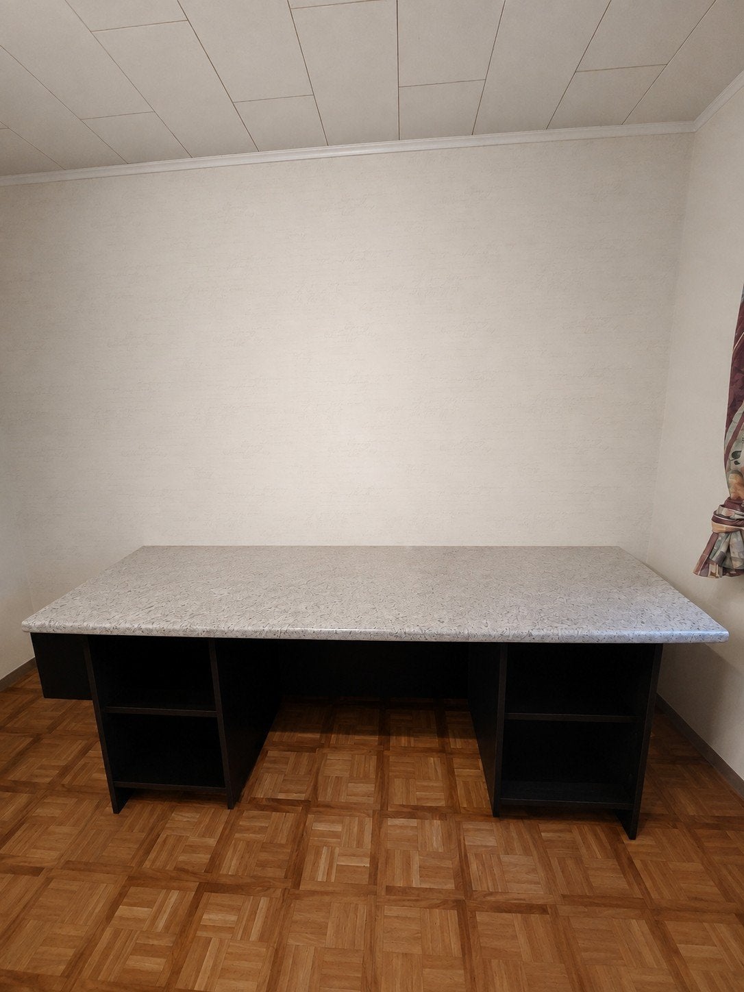 bureau 200×90×76, Huis en Inrichting, Bureaus, Ophalen, 90 cm, Zo goed als nieuw, Grijs