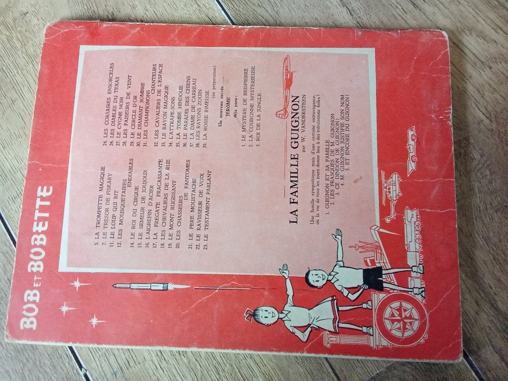 Bande dessinée Bob et Bobette, Une BD, Enlèvement, Utilisé