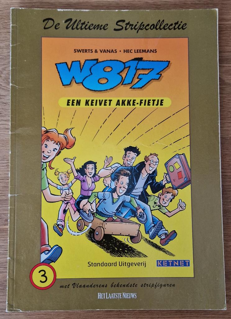 W817 - Een keivet akke-fietje -3(2004) Strip, Eén stripboek, Ophalen of Verzenden, Gelezen