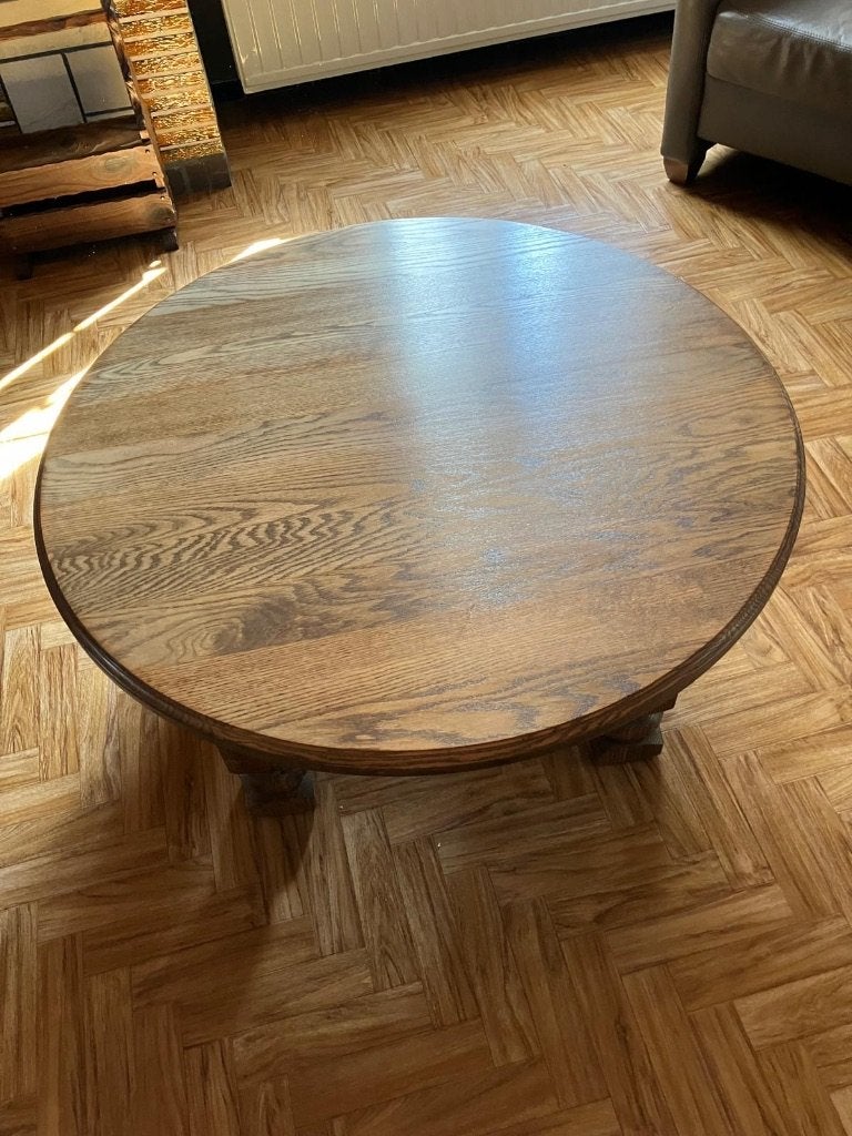 Salontafel, Gebruikt, Rond, 5 – 50, Overige houtsoorten
