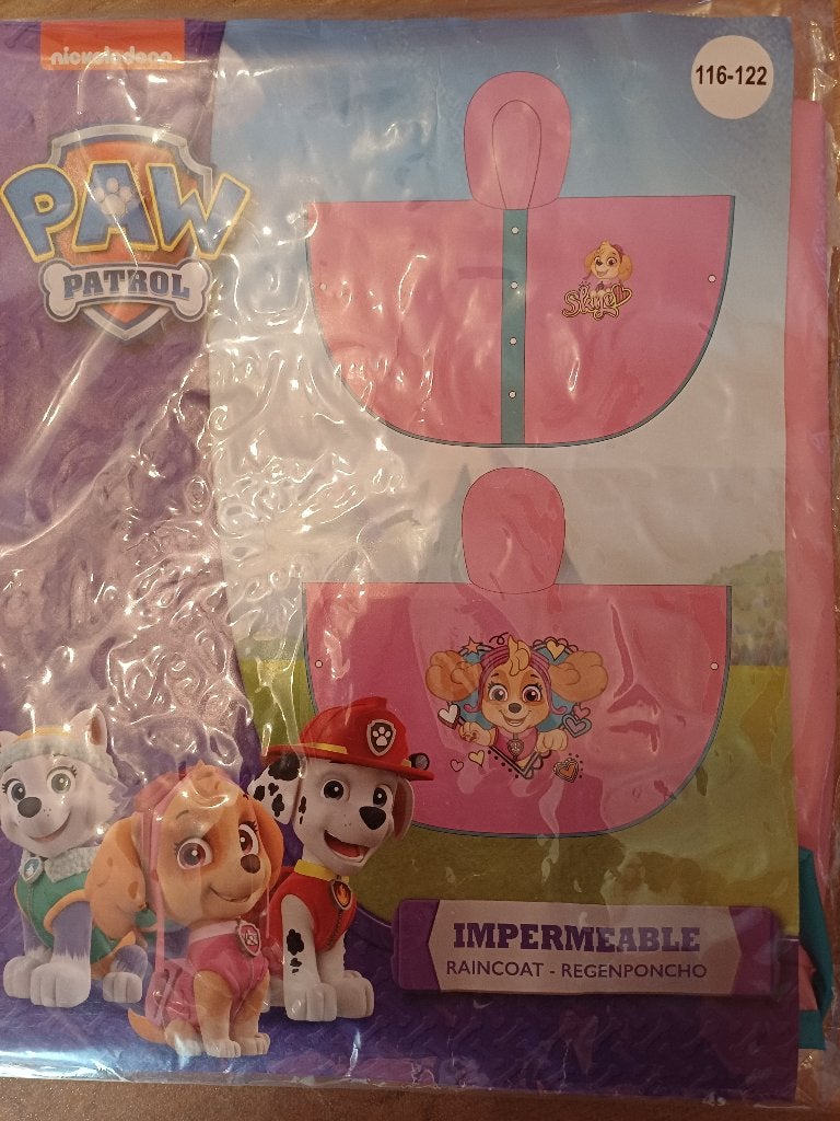 regenkap paw patrol, Paw Patrol, Ophalen of Verzenden, Nieuw, Roze