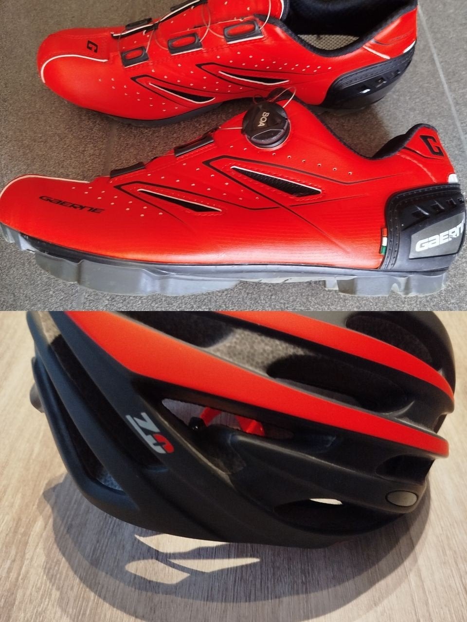 MTB schoenen maat 45+nieuwe fietshelm, Fietsen en Brommers, Ophalen of Verzenden, Schoenen