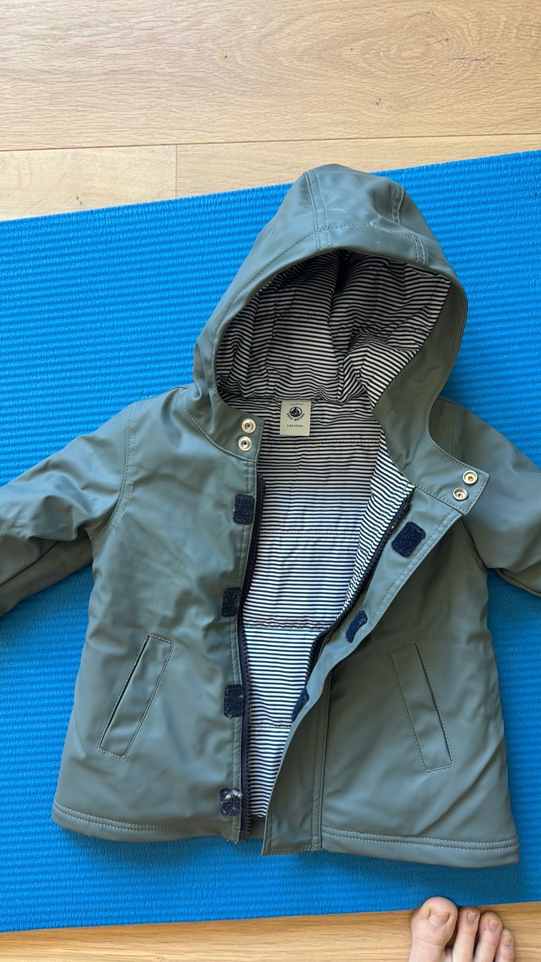 Jasje Petit Bateau 6m, Kleding | Heren, Jassen | Winter, Ophalen, Zo goed als nieuw
