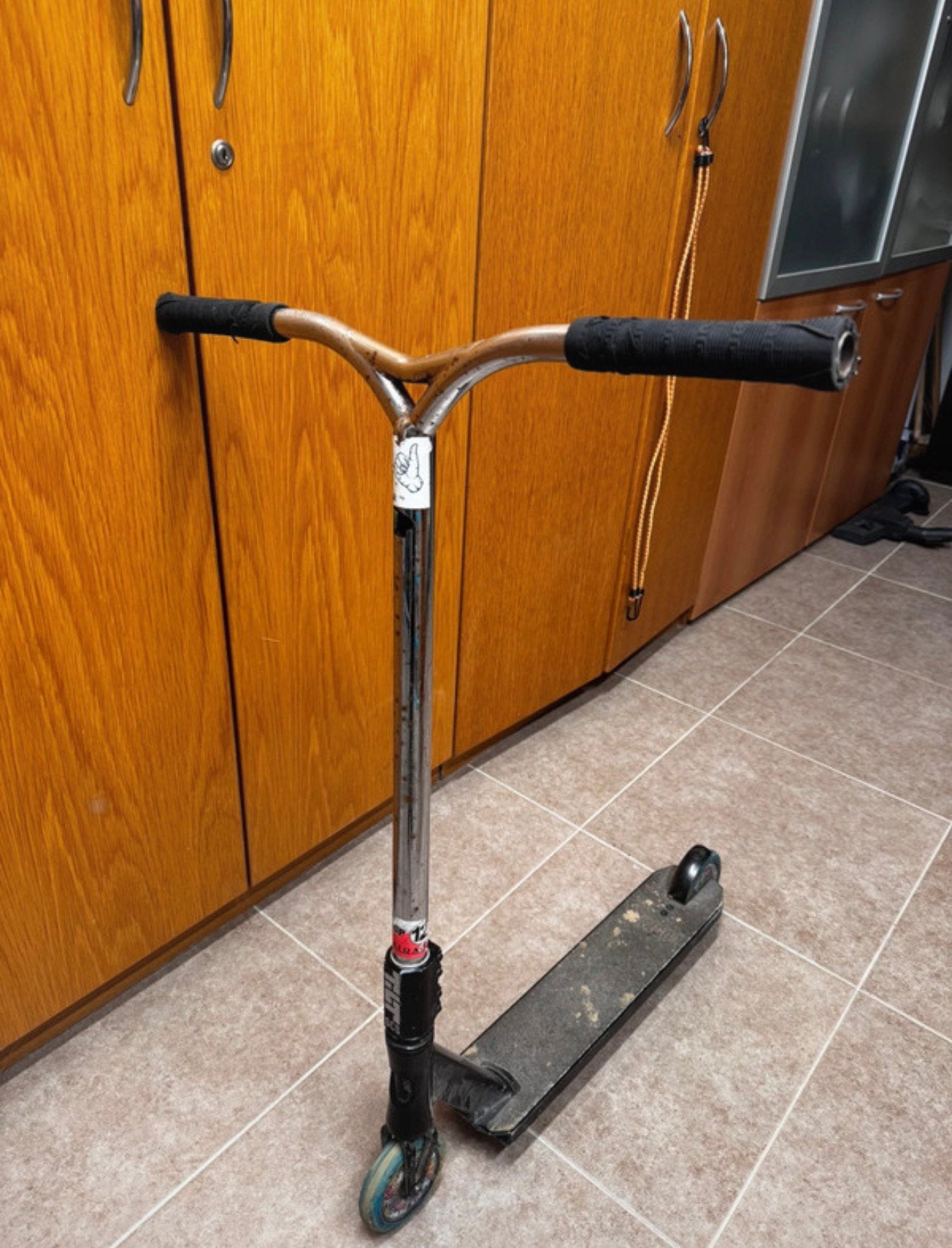 Custom stuntstep, Fietsen en Brommers, Ophalen of Verzenden, Gebruikt