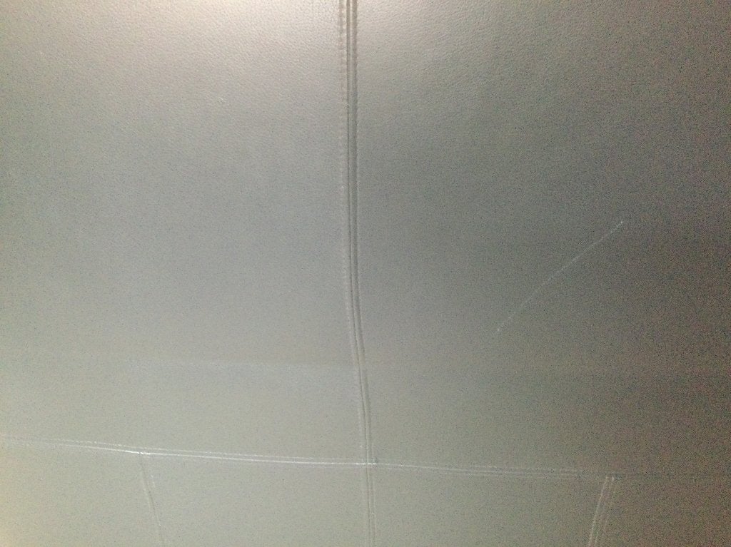ZETEL IN LEDER, Huis en Inrichting, Ophalen, Gebruikt, 150 tot 200 cm, Tweepersoons
