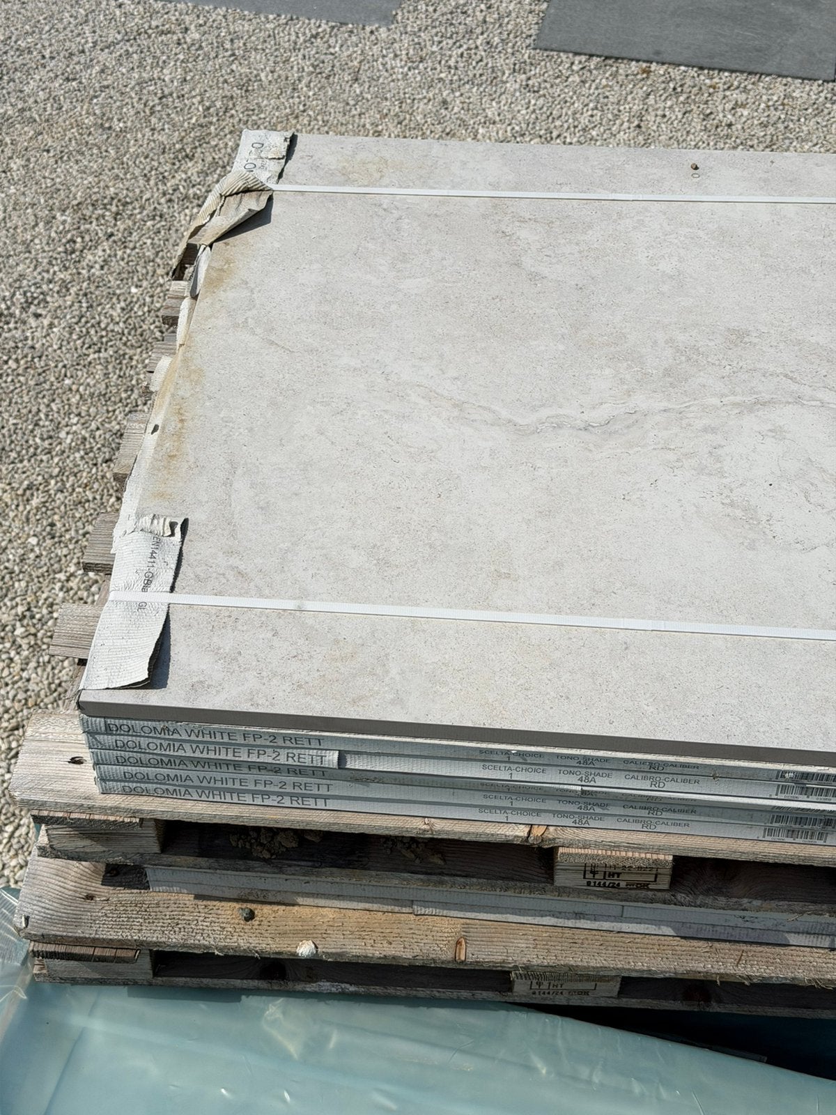 Carrelage de terrasse 90 x 90 cm (+— 100 m2), Jardin & Terrasse, Neuf, Tuiles de terrasse, Céramique, Enlèvement