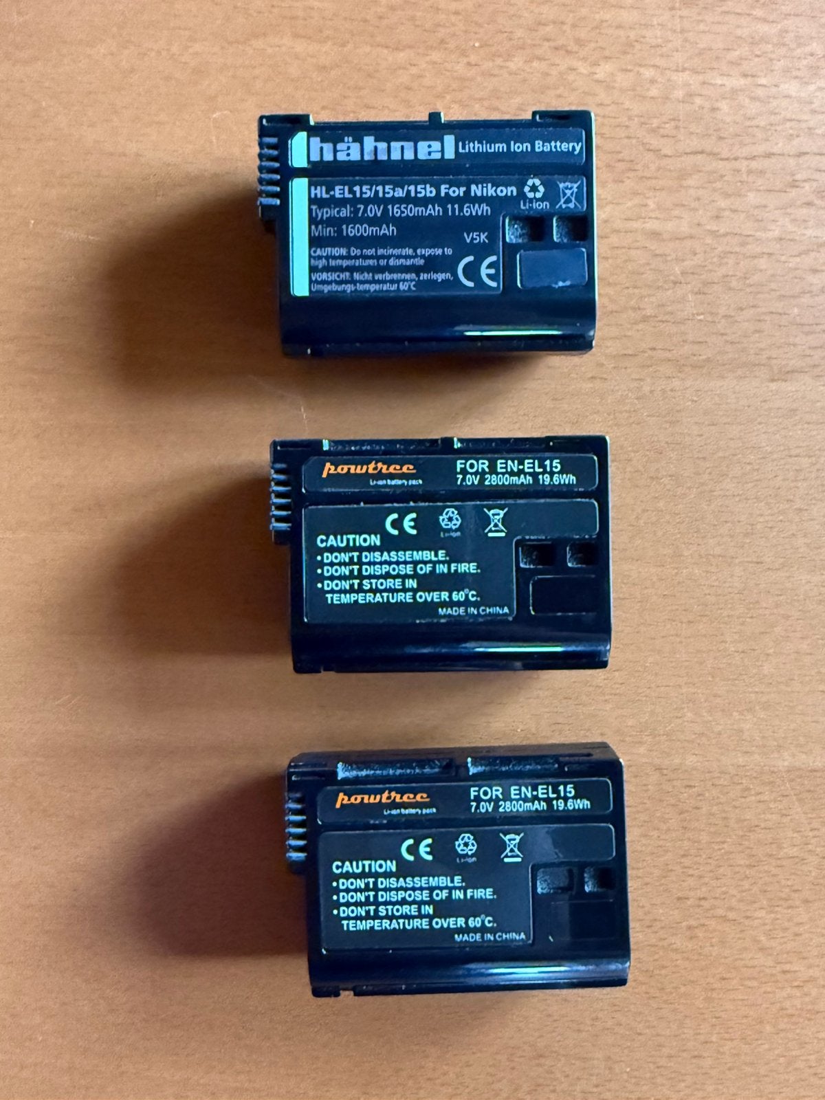Batterijen voor Nikon camera, Ophalen of Verzenden, Zo goed als nieuw