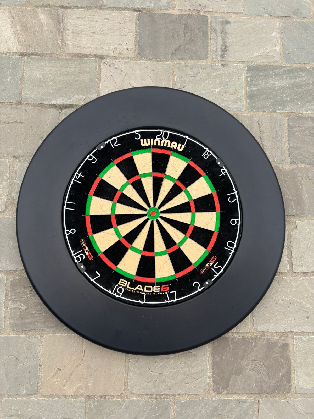 Dartsboard Wimau Blade 6, Sport en Fitness, Darts, Ophalen, Zo goed als nieuw, Dartbord