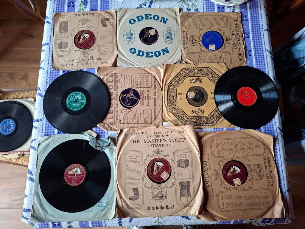 Lot de 22 disque 78 tours, Enlèvement, Utilisé, Tourne-disque