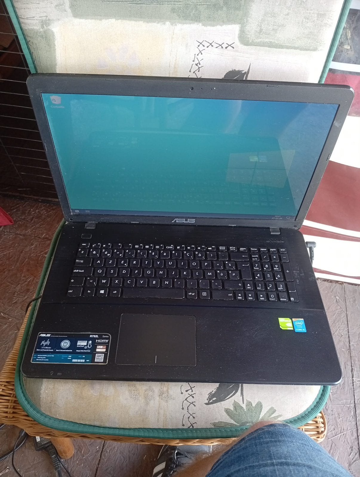 Asus 17,3/8 GB/i5/NVIDIA-gamelaptop, 8 GB, Refurbished, Ophalen of Verzenden, Azerty