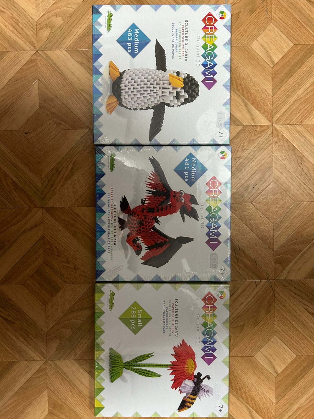 Origami 3D ongeopend, Verzenden, Handgemaakt, Dieren, Nieuw
