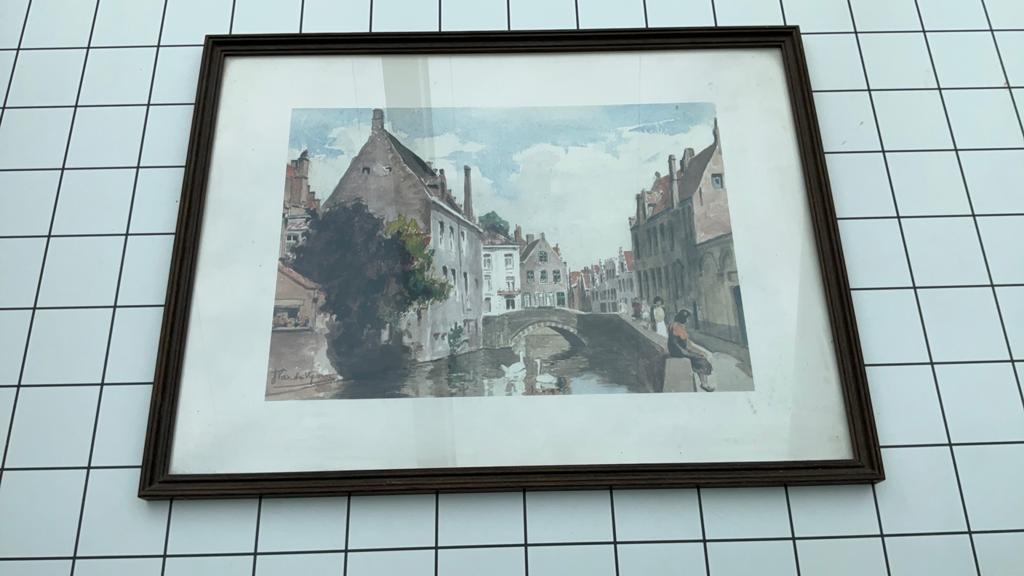 Ets Brugge, Antiek en Kunst, Kunst | Etsen en Gravures, Ophalen, Ets