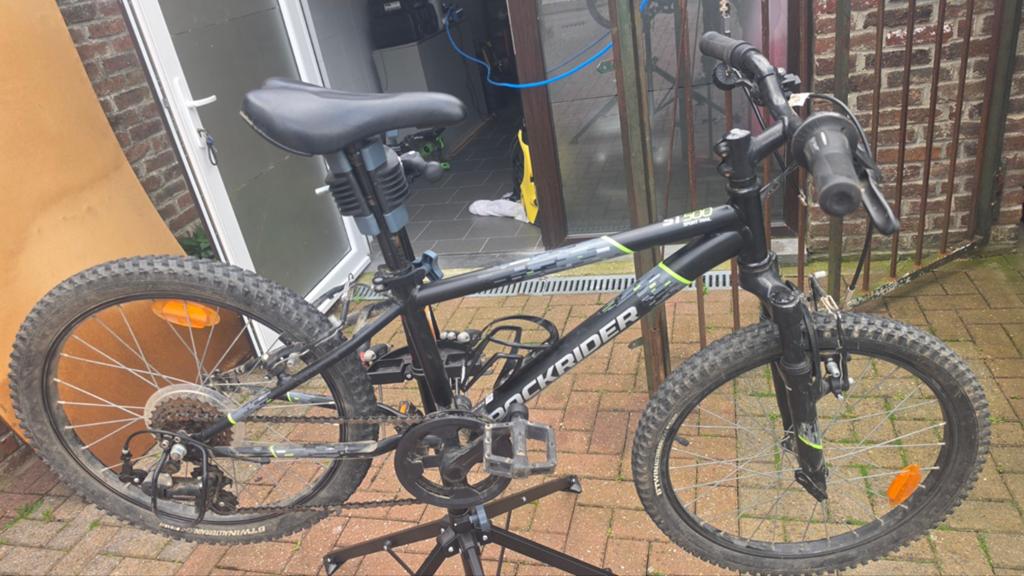 VTT garçon Rockrider st500, Enlèvement