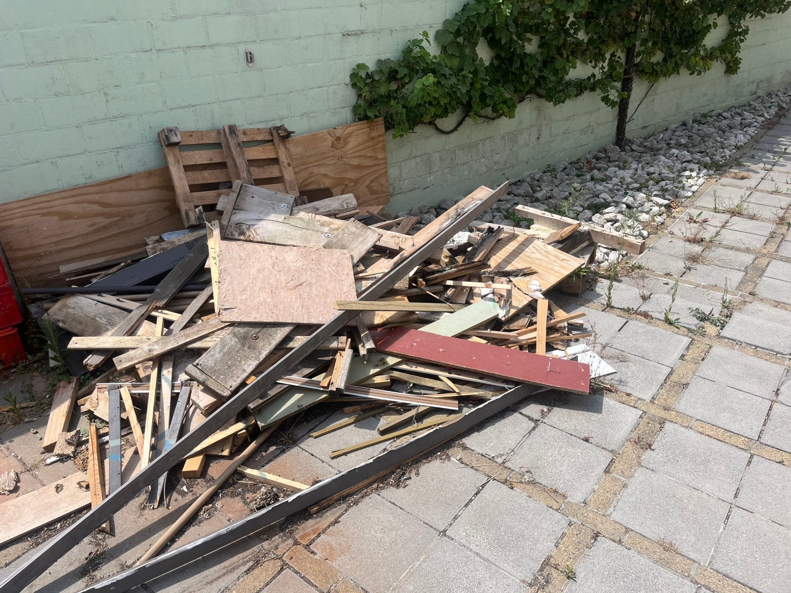 Gratis brandhout, Ophalen