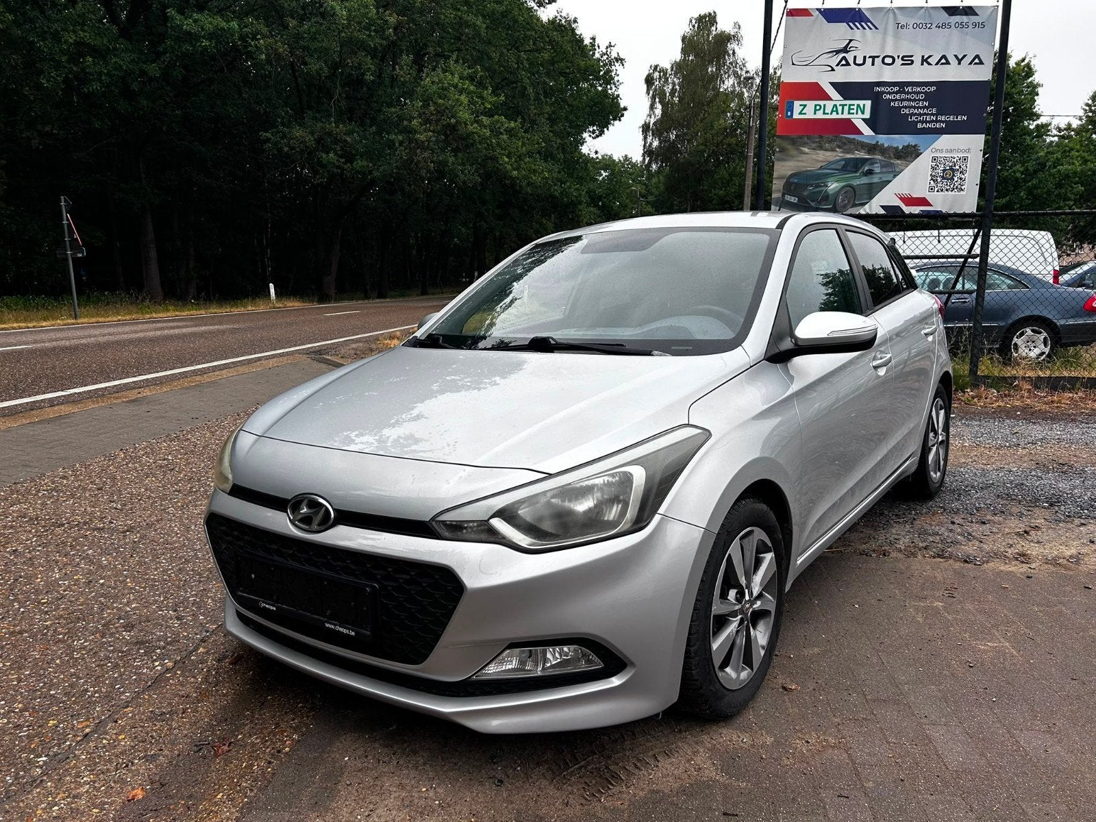 Hyundai i20 1.2 km essence 100 000 ch 2016, Argent ou Gris, Achat, Entreprise, Boîte manuelle