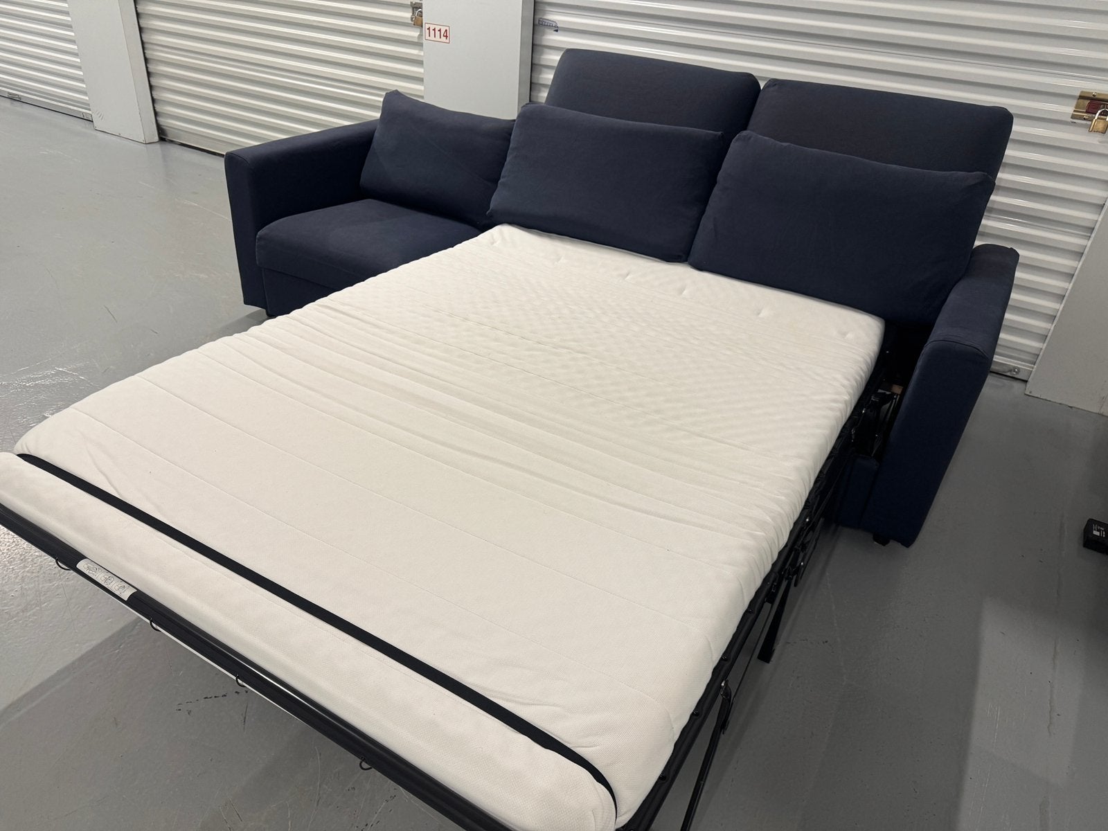 IKEA VIMLE slaapbank - gratis verzending, Huis en Inrichting, Ophalen of Verzenden, Zo goed als nieuw, Blauw