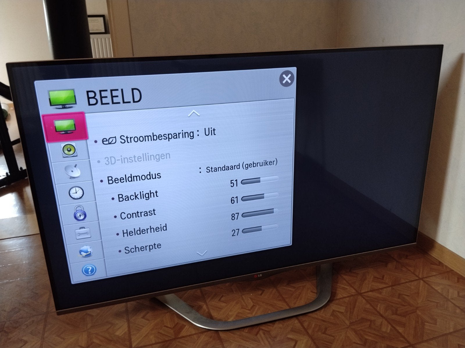 TV lg 55 inch ., Ophalen, Gebruikt, LG