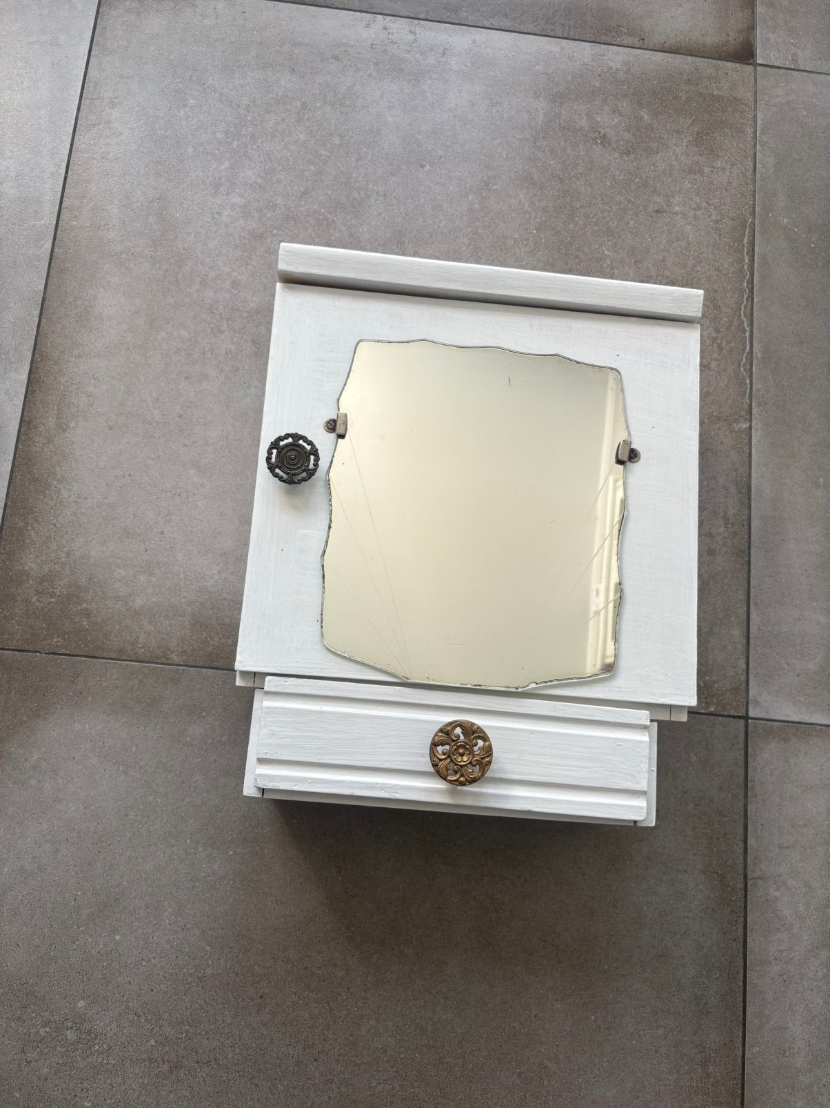 Ancienne armoire de salle de bain customisée (37/30/12 cm), Enlèvement ou Envoi, Comme neuf