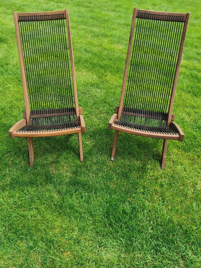 2 relax tuinstoelen, Ophalen, Zo goed als nieuw, Inklapbaar