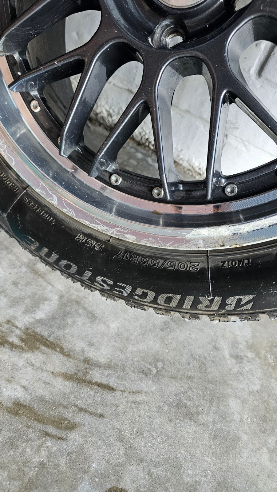 Te koop aluminium velgen met winterbanden, Autos : Pièces & Accessoires, Pneus & Jantes, Enlèvement
