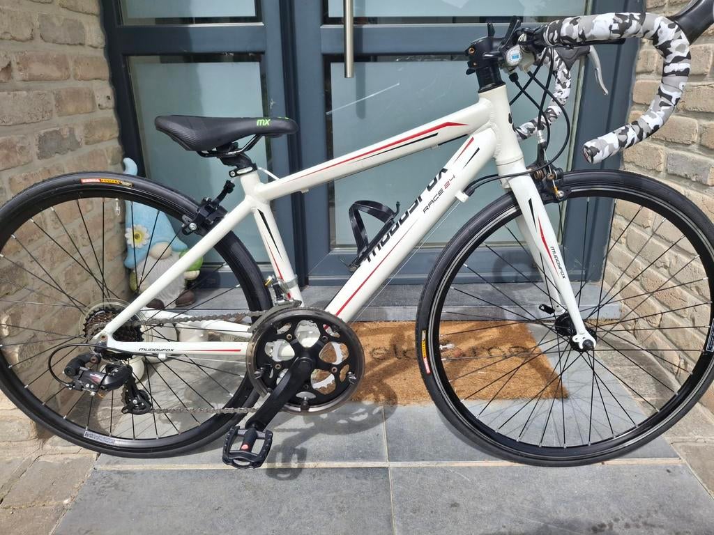 KINDERKOERSFIETS MUDDY FOX RACE 24 INCH VOLLEDIG VERNIEUWD, Ophalen, 24 inch, Velgrem, Versnellingen