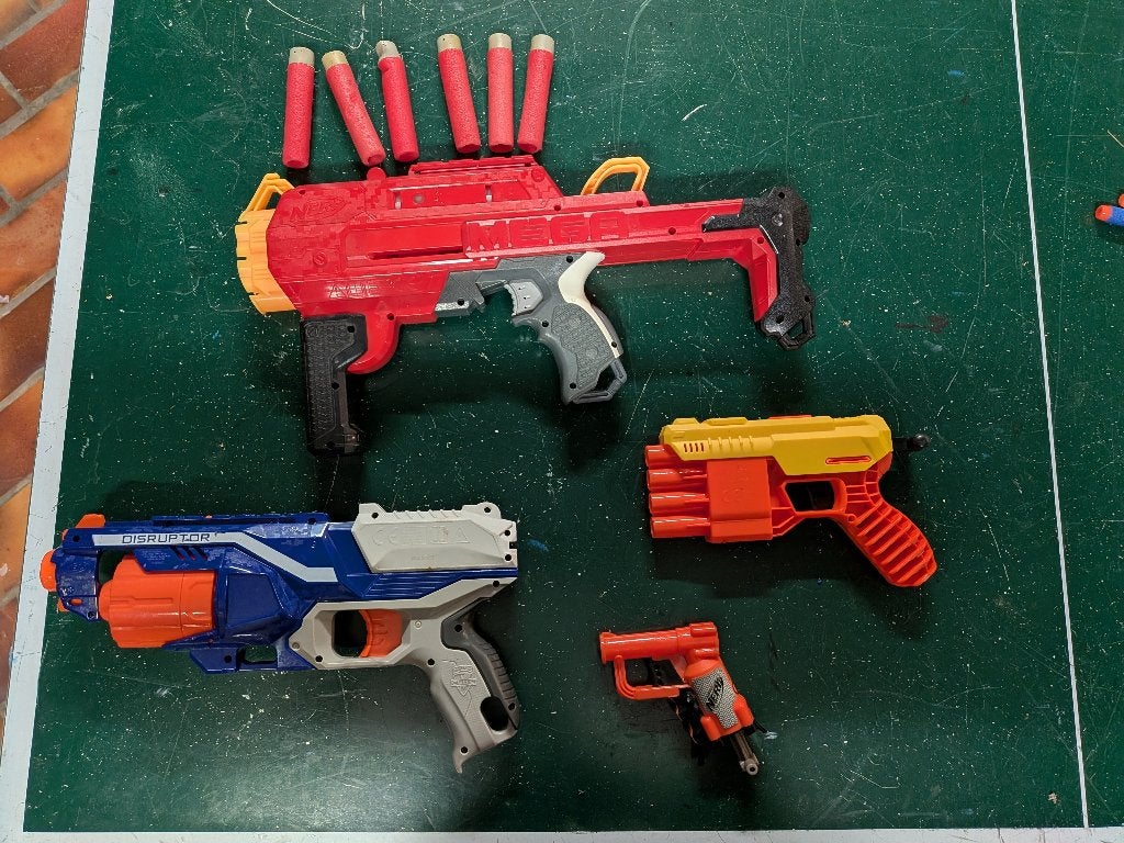 Nerf gun, Ophalen of Verzenden, Gebruikt