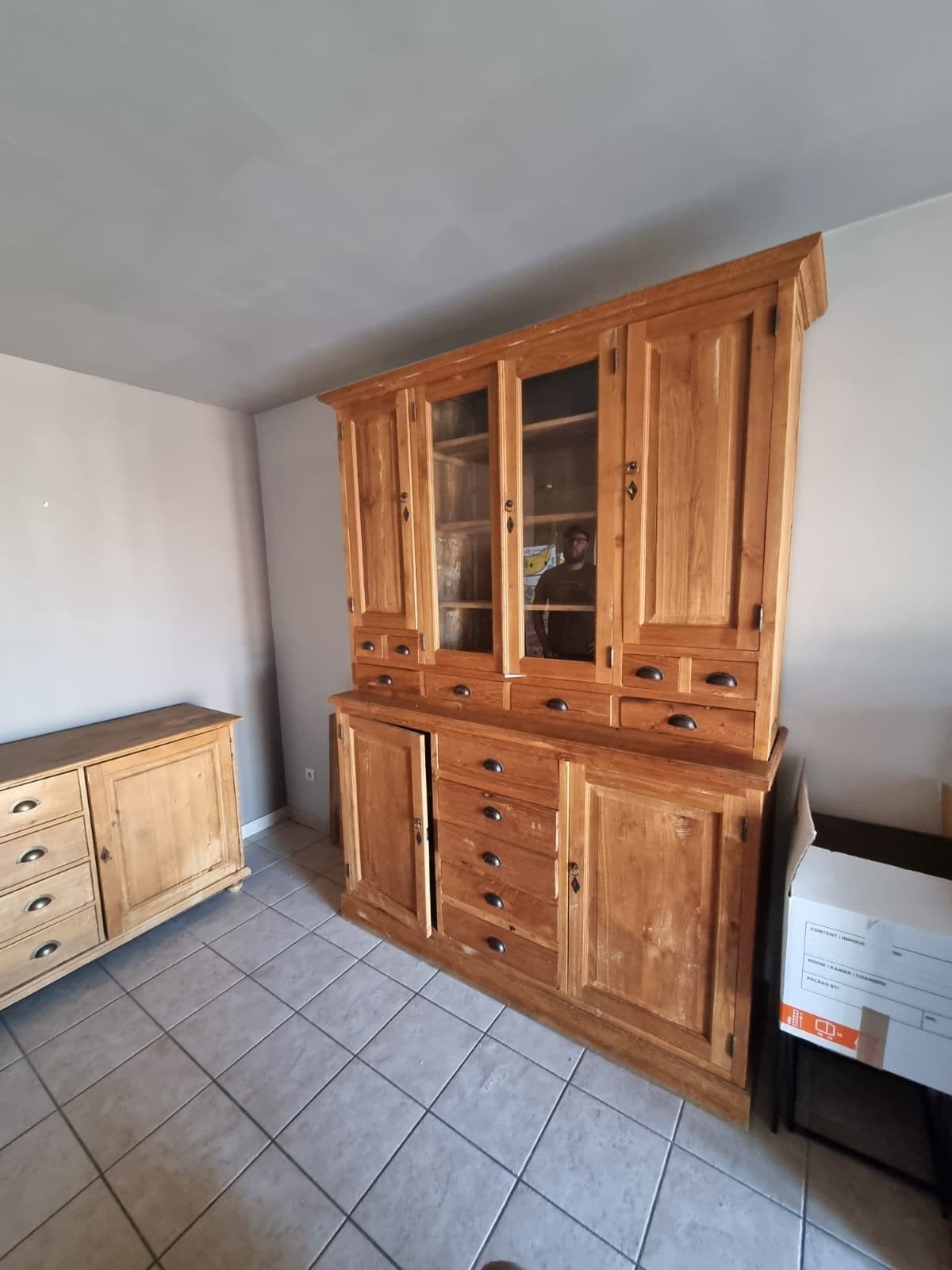 Mooie houten buffetkast en dressoir kast, Huis en Inrichting, Ophalen