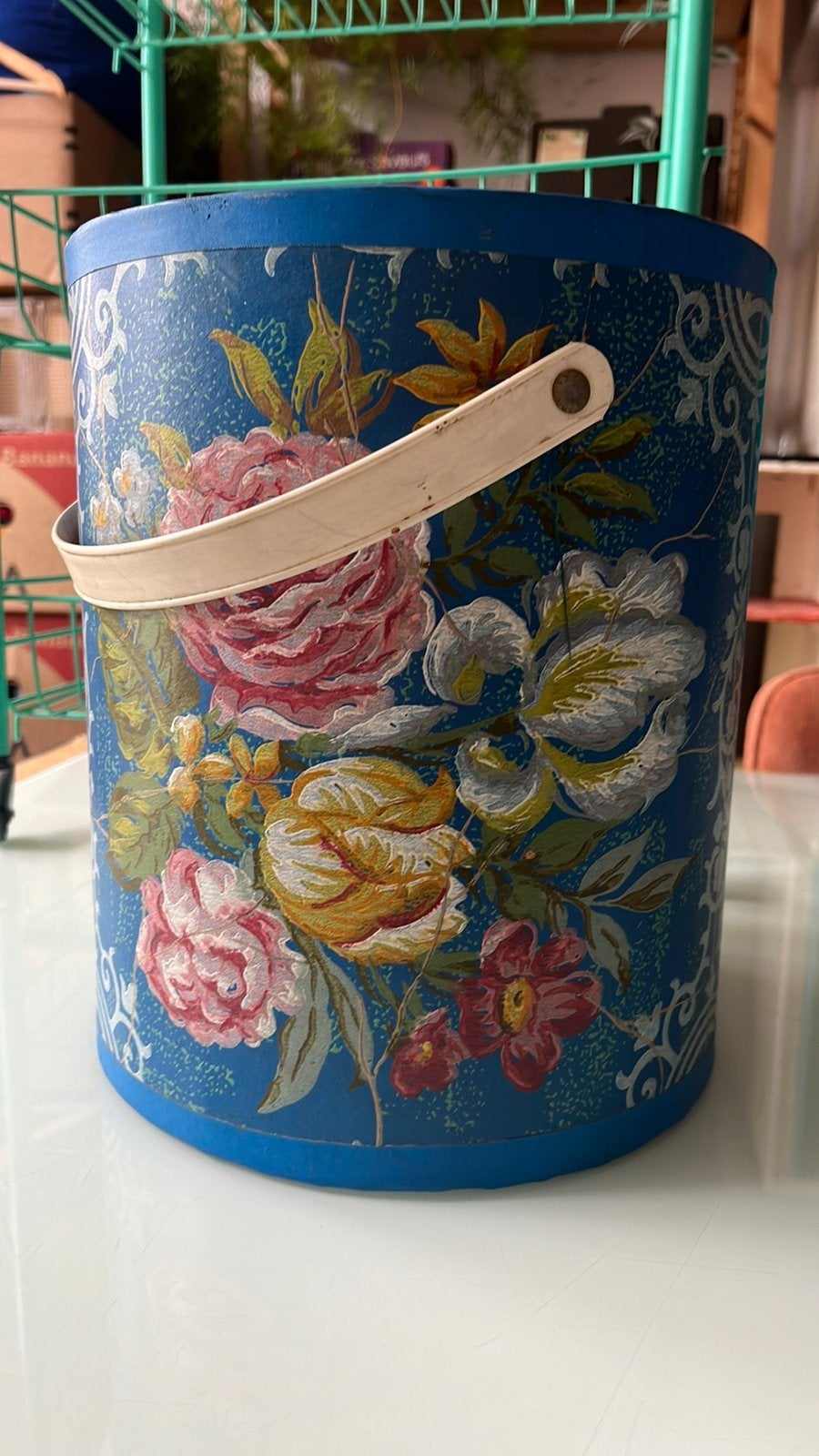 Leuk rond opberg tonnetje, Antiek en Kunst, Ophalen